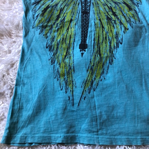 Idylle Short Sleeve Eiffel Tower Top Size M - Picture 7 of 9